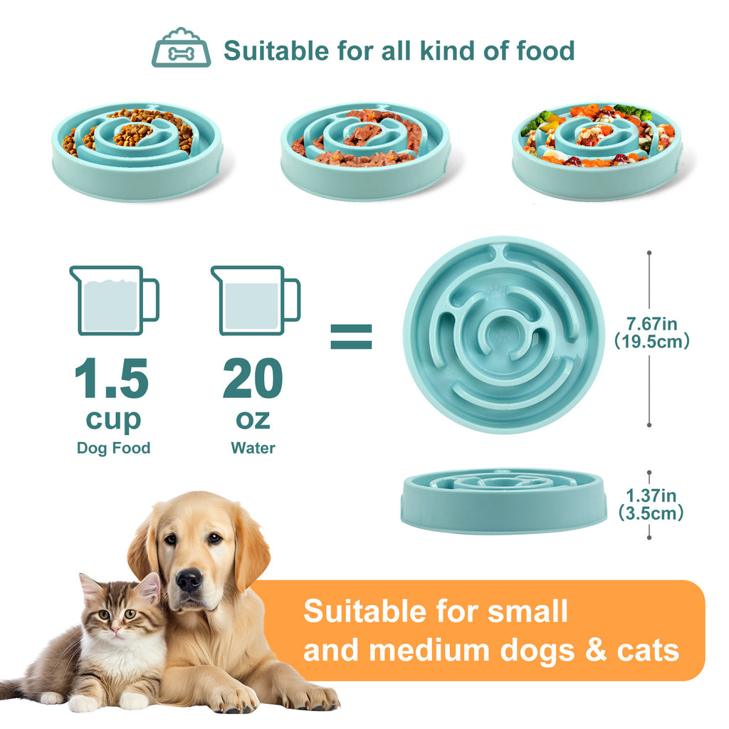 Interactive Dog Bowl – Slow Down, Eat Smart!