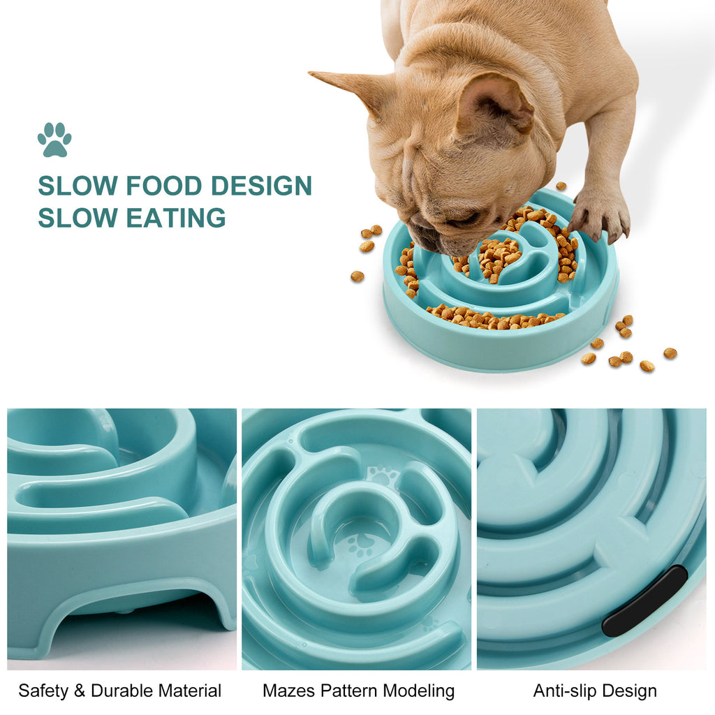 Interactive Dog Bowl – Slow Down, Eat Smart!