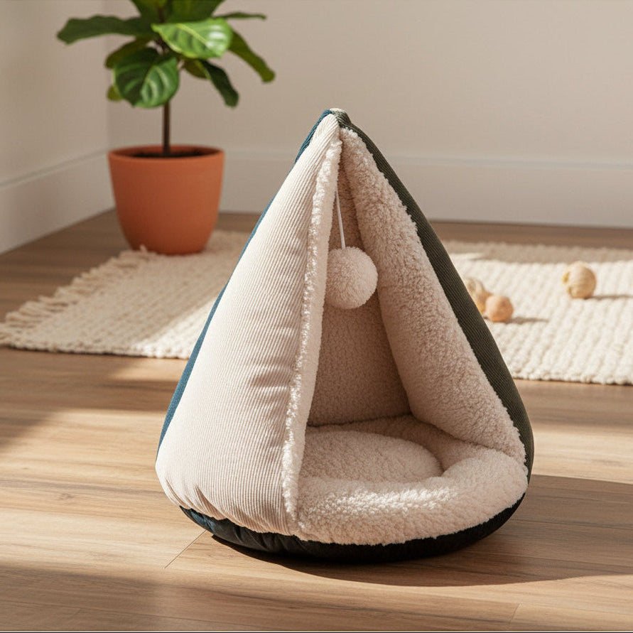 Purrfect Hideaway Tent for Shy or Sleepy Cats