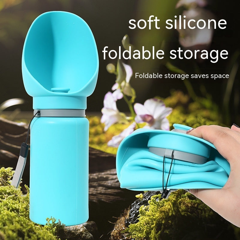 Foldable Pet Travel Bottle for Dogs & Cats