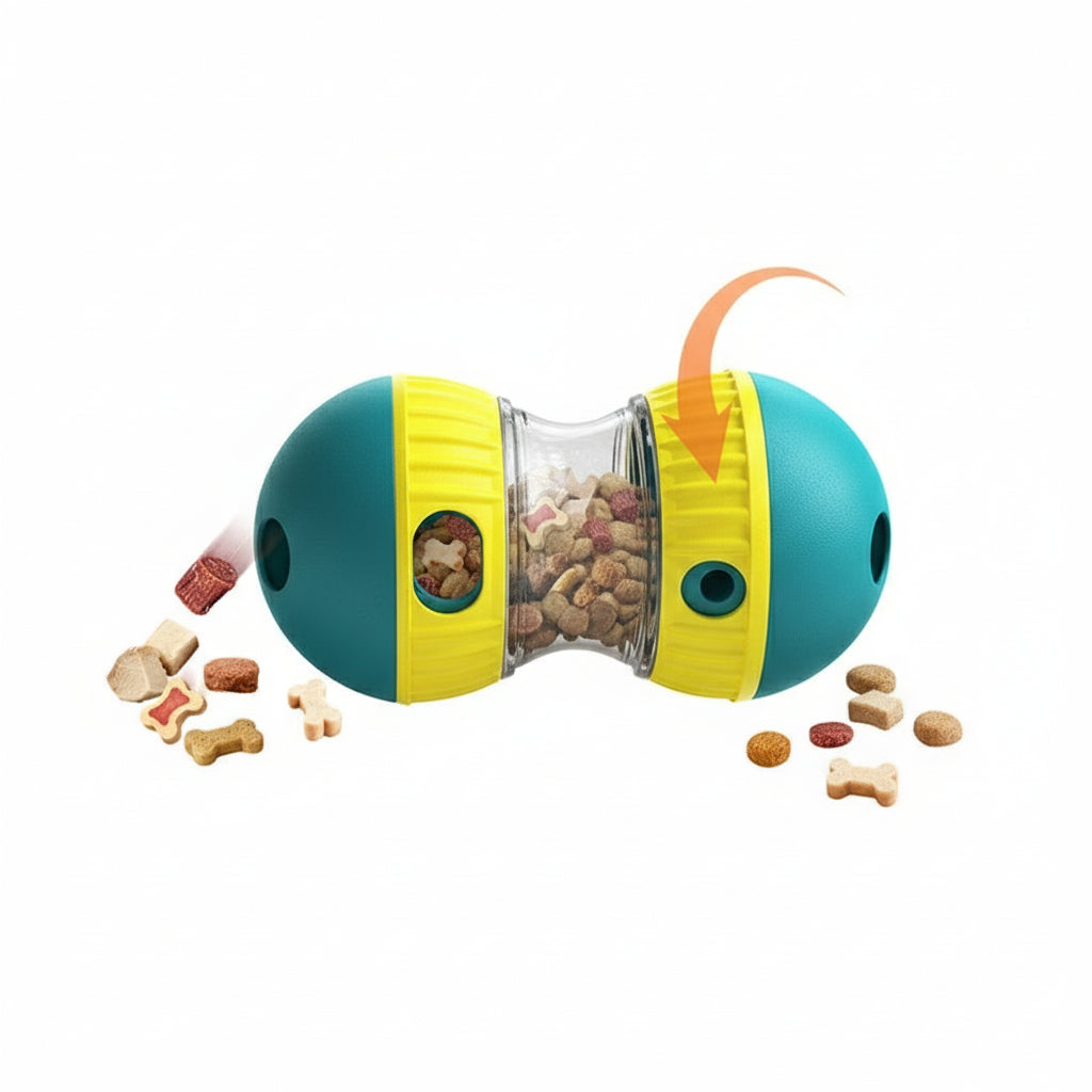 Slow Feed Puzzle Ball – Play, Snack, and Learn!