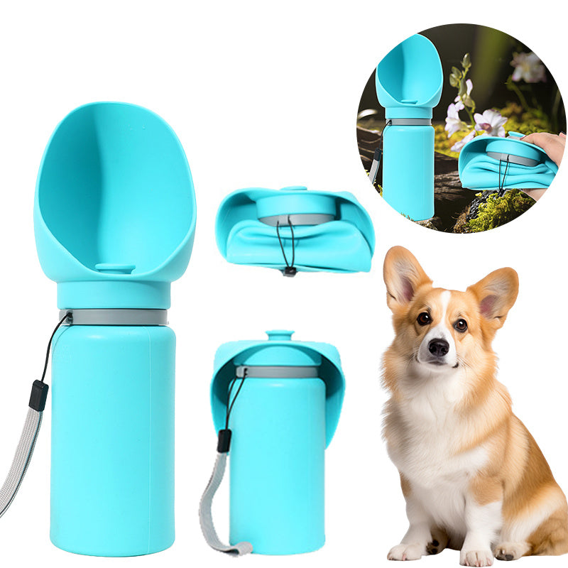 Foldable Pet Travel Bottle for Dogs & Cats